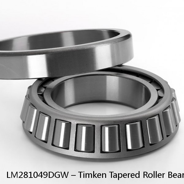 LM281049DGW – Timken Tapered Roller Bearing