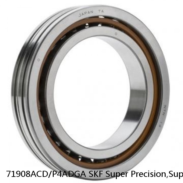 71908ACD/P4ADGA SKF Super Precision,Super Precision Bearings,Super Precision Angular Contact,71900 Series,25 Degree Contact Angle #1 small image