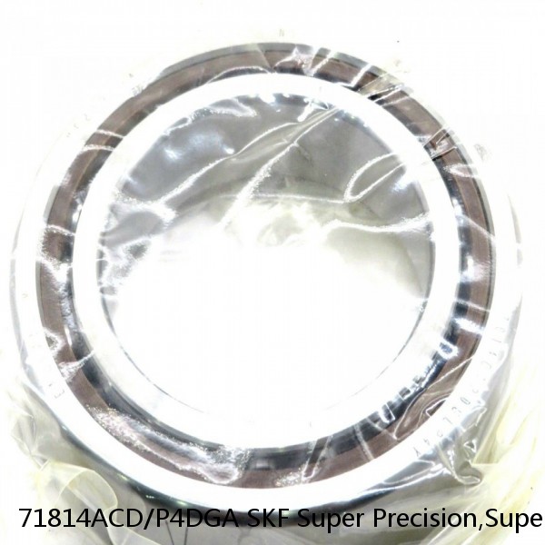 71814ACD/P4DGA SKF Super Precision,Super Precision Bearings,Super Precision Angular Contact,71800 Series,25 Degree Contact Angle #1 small image