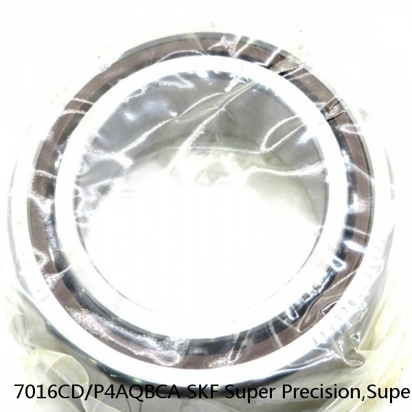 7016CD/P4AQBCA SKF Super Precision,Super Precision Bearings,Super Precision Angular Contact,7000 Series,15 Degree Contact Angle #1 small image
