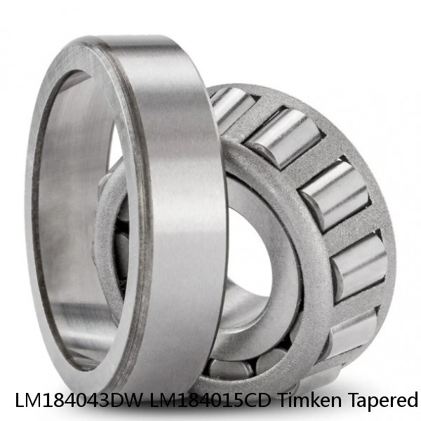 LM184043DW LM184015CD Timken Tapered Roller Bearing #1 small image
