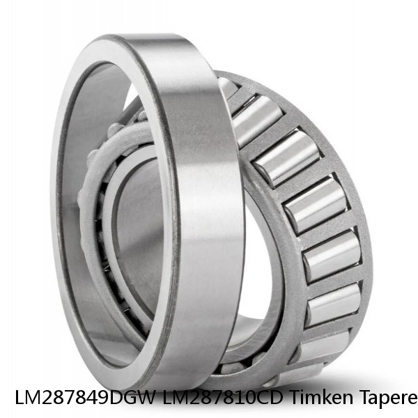 LM287849DGW LM287810CD Timken Tapered Roller Bearing