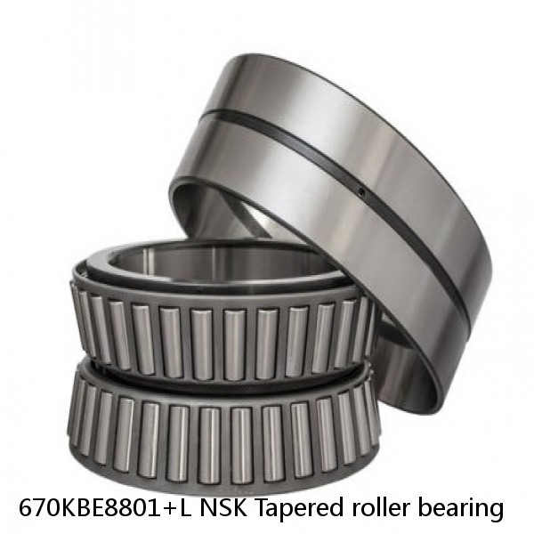 670KBE8801+L NSK Tapered roller bearing #1 image